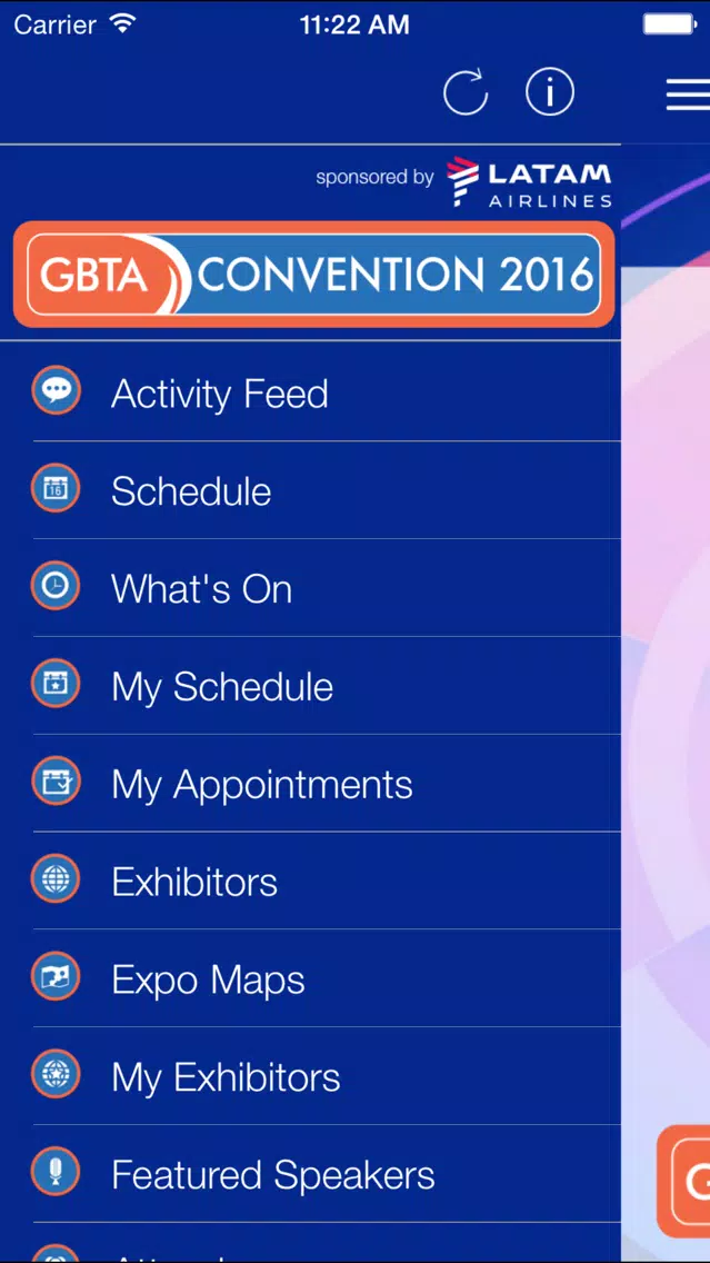 GBTA Convention 2016 App स्क्रीनशॉट