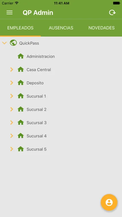 Tangkapan skrin QuickPass Admin