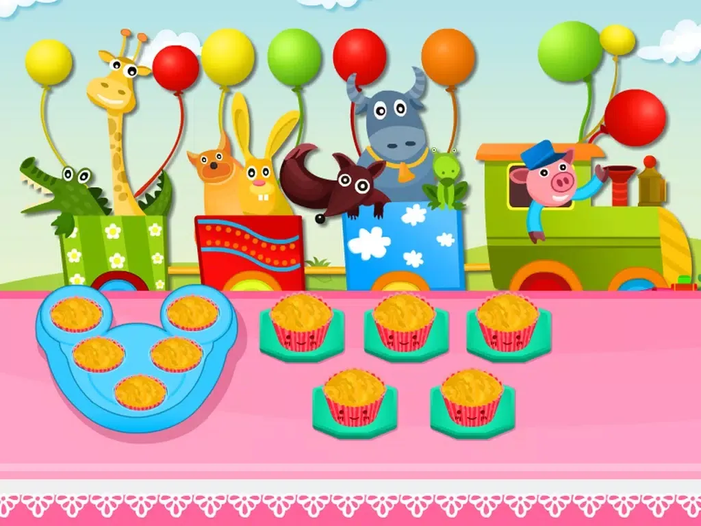 Capturas de tela do Cooking Quick Cupcakes-Kids and Girls Baking Games iPad 