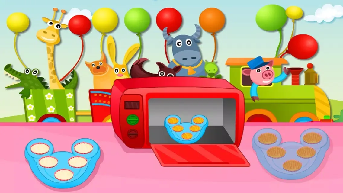 Capturas de tela do Cooking Quick Cupcakes-Kids and Girls Baking Games