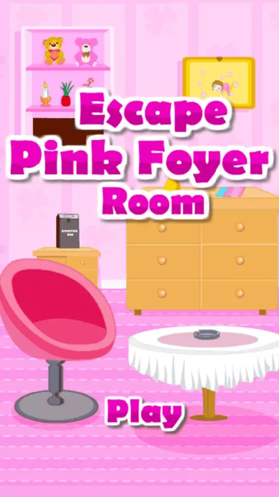 Zrzuty ekranu Escape Pink Foyer Room