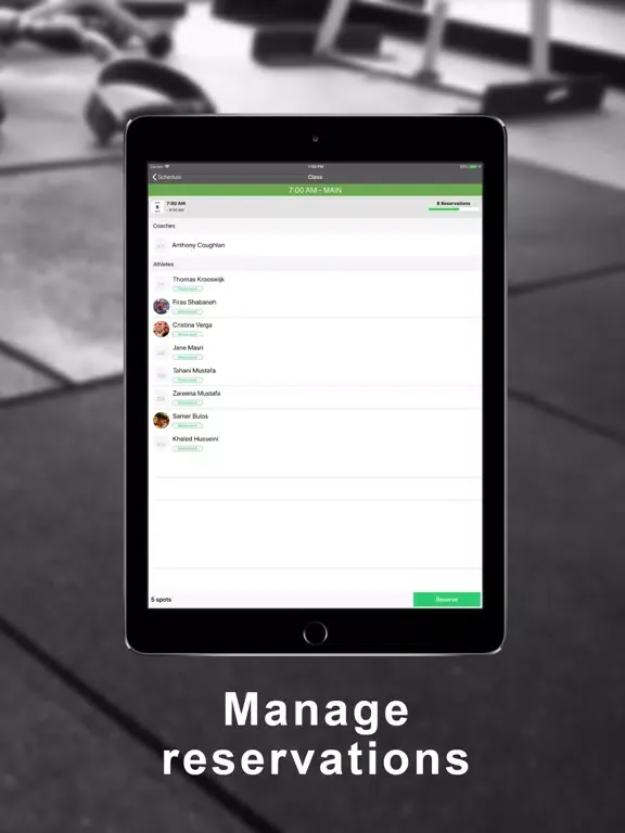 Ảnh chụp màn hình của QuickSand Gym iPad 