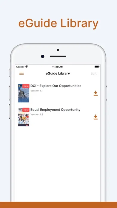 DOI Human Capital Screenshots