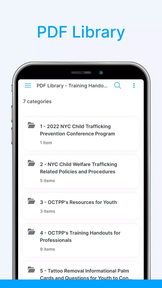 Tangkapan layar NYC Trafficking Prevention