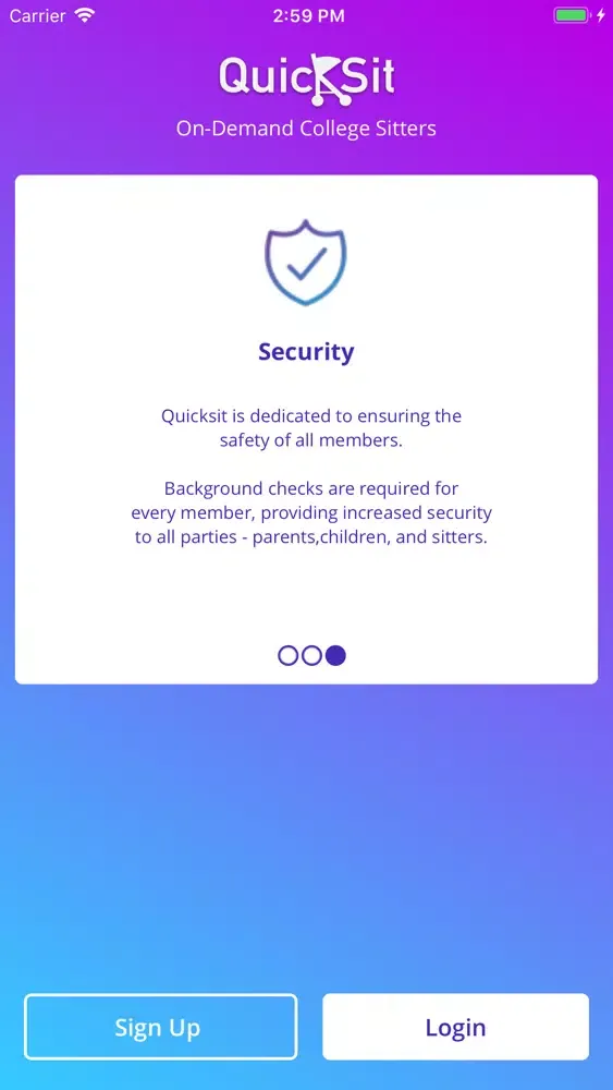 QuickSit : On-Demand Sitters應用截圖