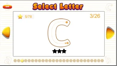 Santa Claus abc Small Alphabets Tracing Learning Screenshots