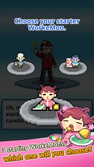 Capturas de tela do WorkeMon