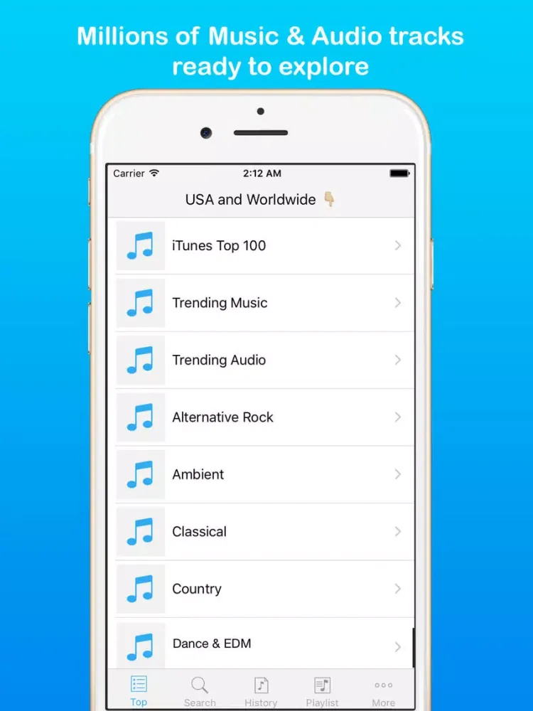 Soundify Player - MP3 Music & Audio Tracks Streaming and Playlist Manager iPad Screenshots