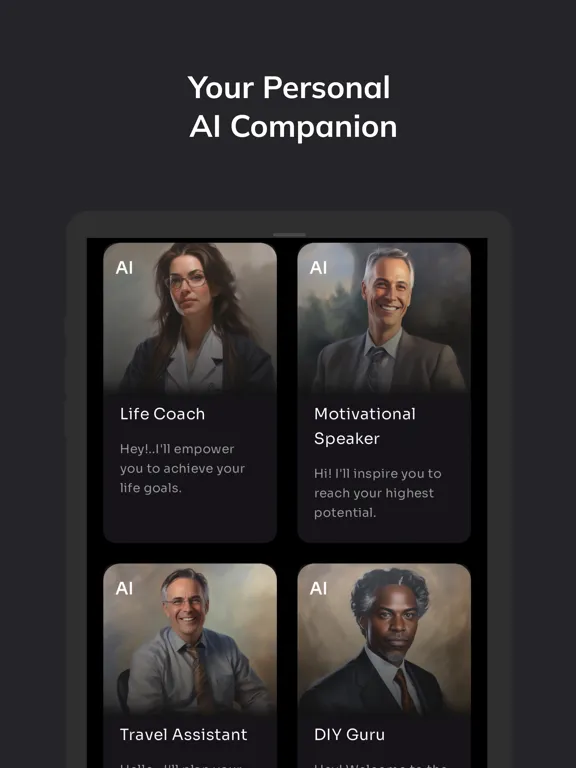 Mentor AI - your daily guide iPad  स्क्रीनशॉट