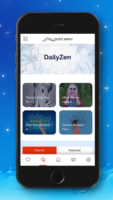 ภาพหน้าจอของ Quiet Mind App