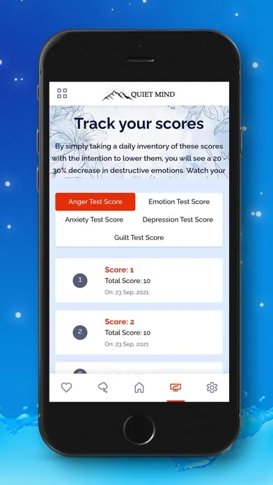 ภาพหน้าจอของ Quiet Mind App