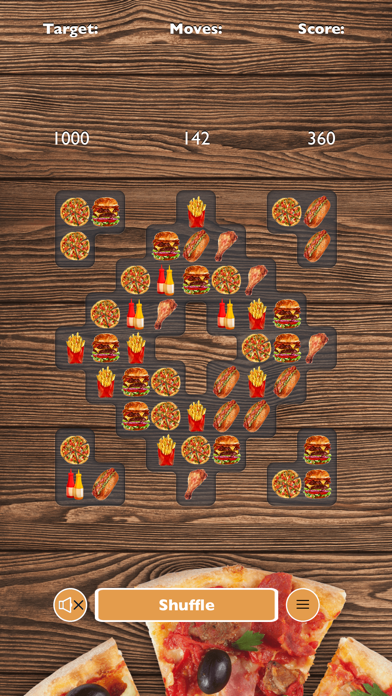 Tangkapan skrin Pizza Burger Match 3