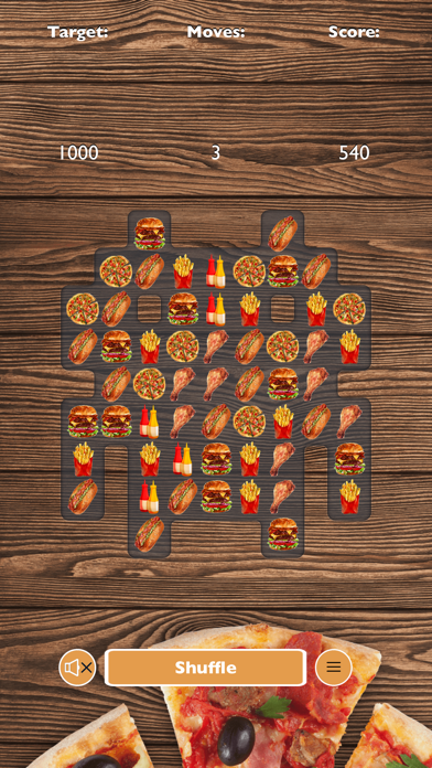 Tangkapan skrin Pizza Burger Match 3