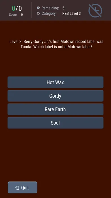 RnB and Hip Hop Quiz Game应用截图