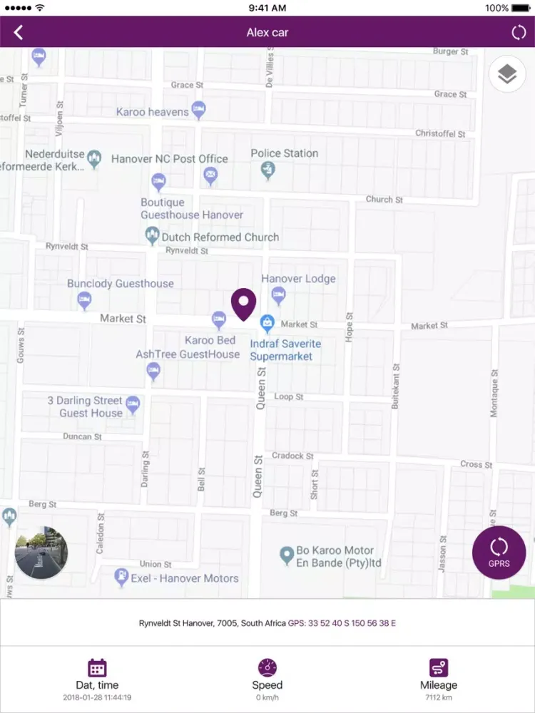 Zrzuty ekranu Qtrak iPad 