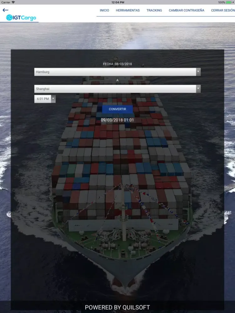 IGTCargo iPad  Screenshots