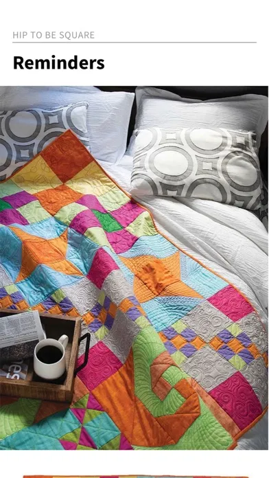 Tangkapan skrin Quiltmaker Magazine