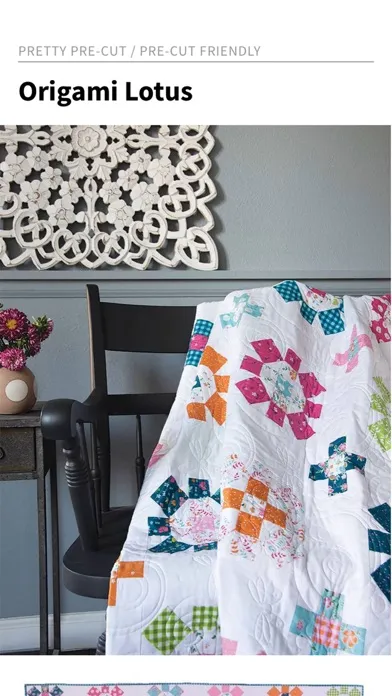 Tangkapan skrin Quiltmaker Magazine