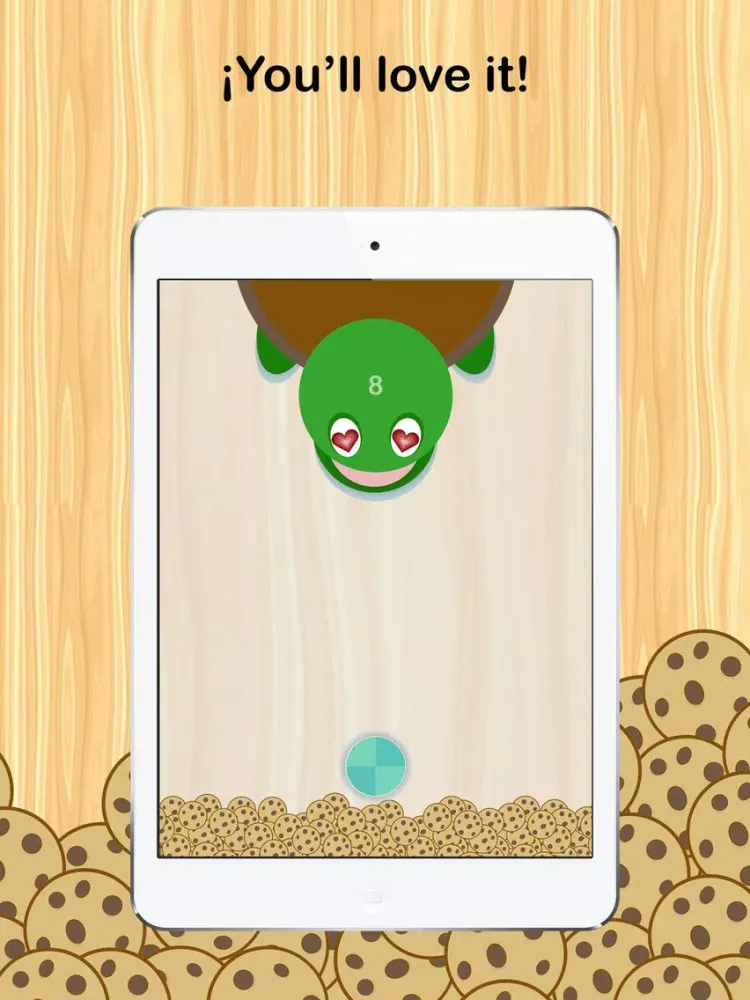 Captures d'écran de cookie Turtle Pet ¡Feed Me! - Free Game iPad 