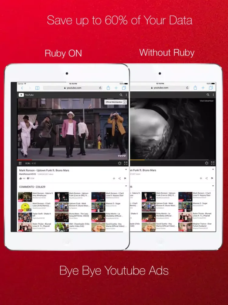 صور Ruby Blocker - Premium Ad Blocker for Safari iPad 