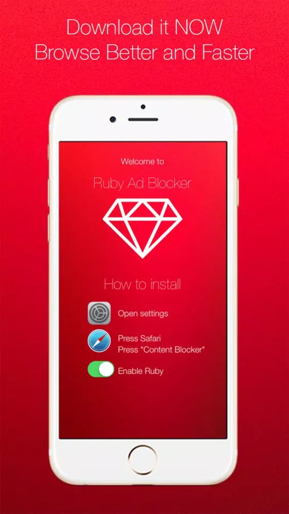 صور Ruby Blocker - Premium Ad Blocker for Safari