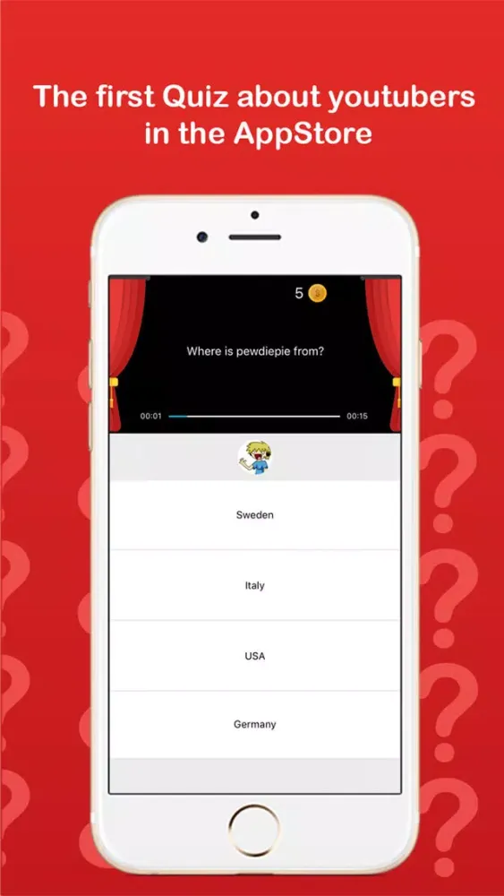 Youtubers Quiz USA 2k17 Trivia應用截圖