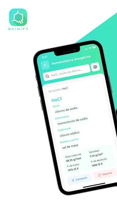 Quimify: Nomenclatura Química Screenshots