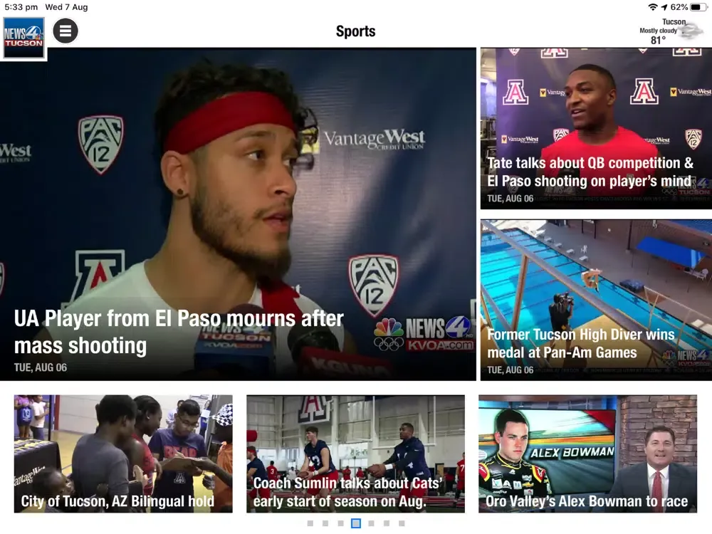 News 4 Tucson - KVOA iPad 应用截图