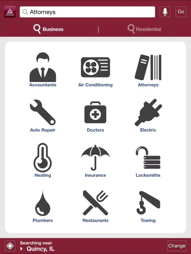 Screenshot di Quincy Area Wide iPad 