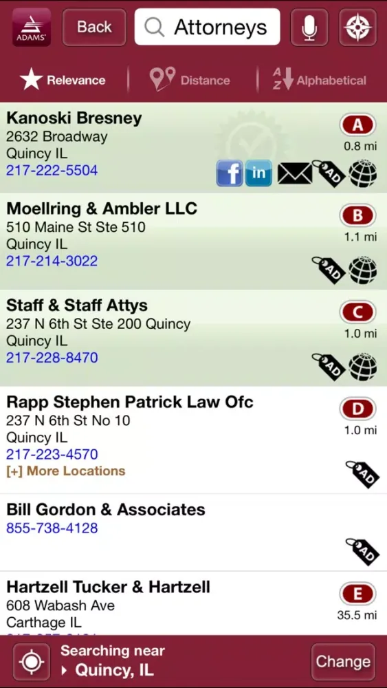 Screenshot di Quincy Area Wide