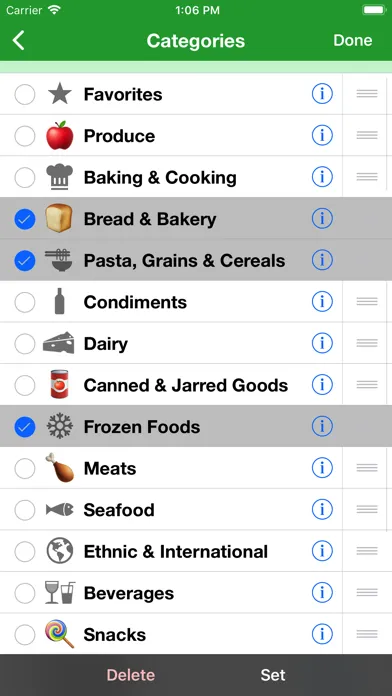 Shopping (Grocery List) スクリーンショット