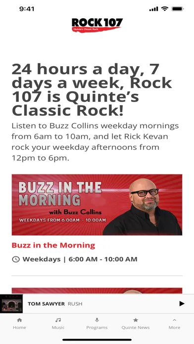 Rock 107 Screenshots