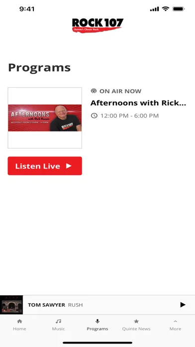 Rock 107 Screenshots