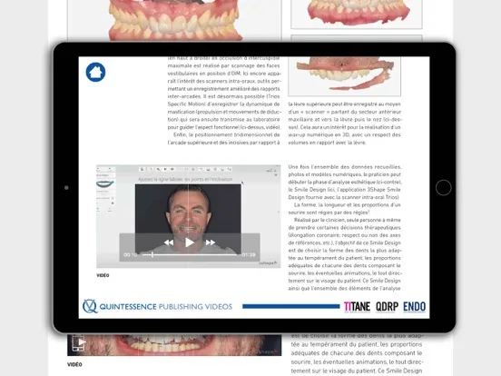 Captures d'écran de Quintessence Videos iPad 