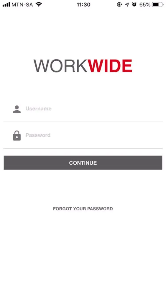 Capturas de tela do WorkWide Partner