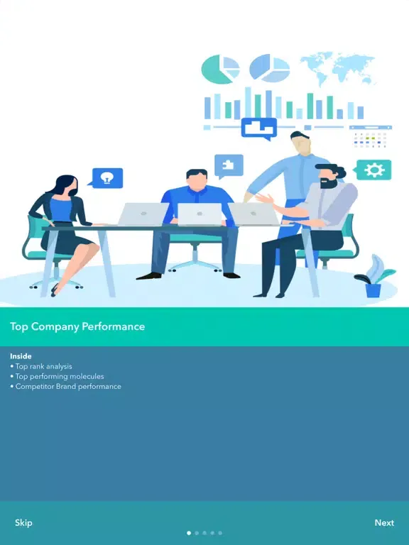 IQVIA Sales View iPad  스크린샷