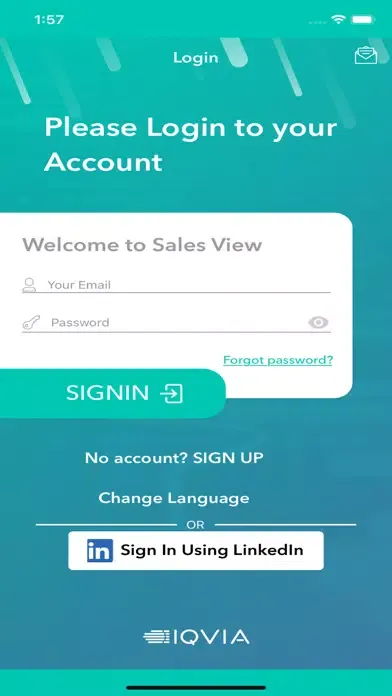 IQVIA Sales View 스크린샷