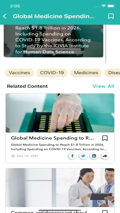 IQVIA Sales View 스크린샷