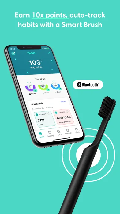 Capturas de pantalla de quip: Oral Care Companion