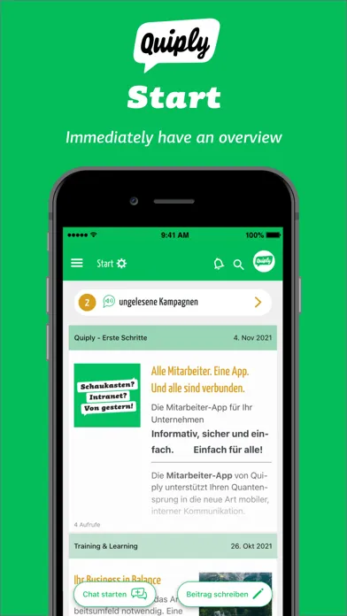 Captures d'écran de Quiply - The Employee App