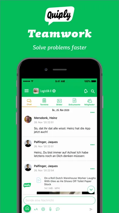 Captures d'écran de Quiply - The Employee App