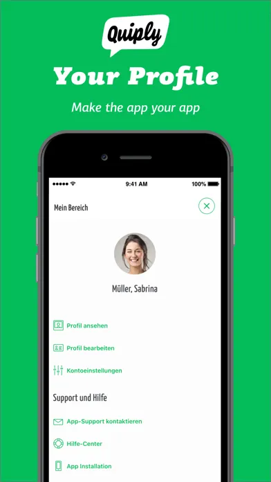 Captures d'écran de Quiply - The Employee App