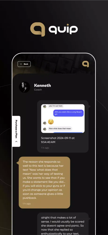ภาพหน้าจอของ Quip: text Game & Social media
