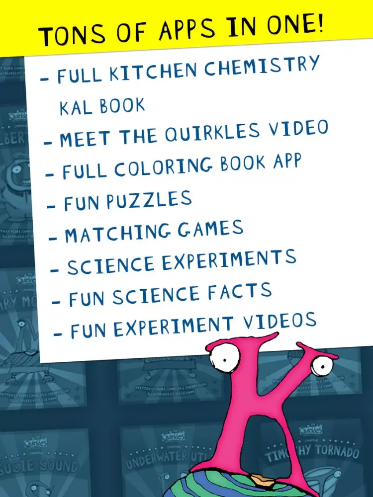 Capturas de tela do Kitchen Chemistry Kal iPad 