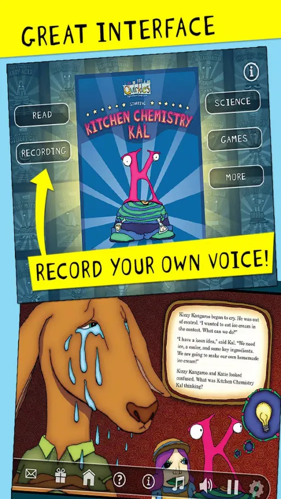 Capturas de tela do Kitchen Chemistry Kal