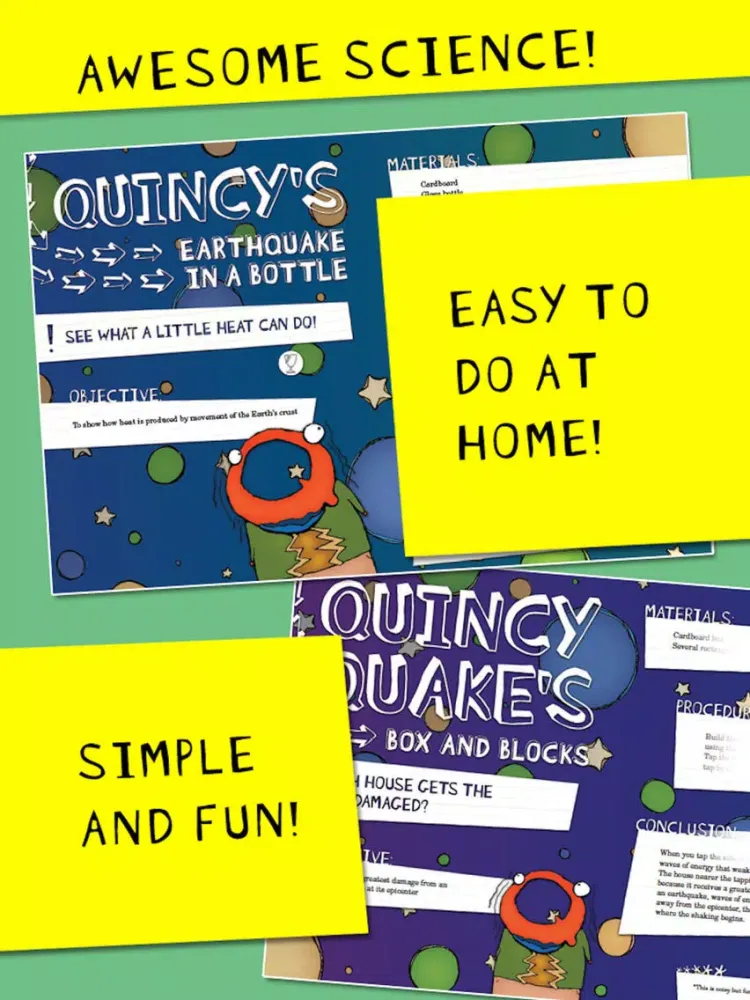 Ảnh chụp màn hình của Quincy Quake iPad 