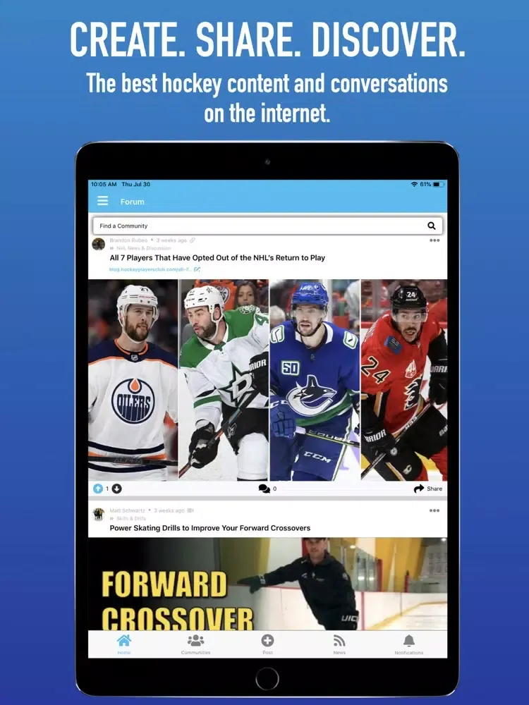 تصاویر Hockey Players Club iPad 
