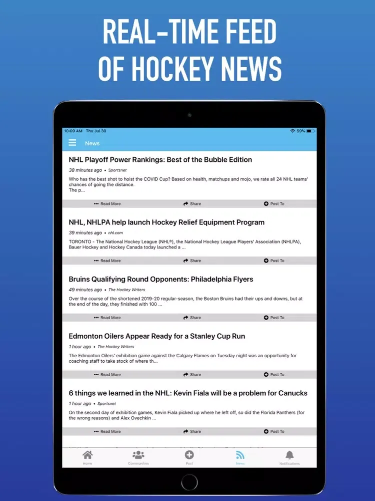 تصاویر Hockey Players Club iPad 