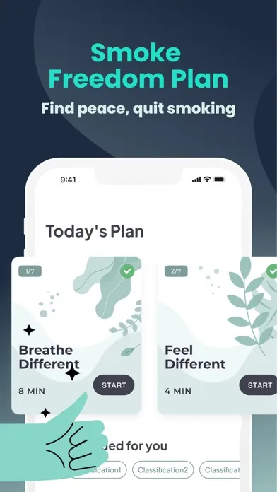 Tangkapan skrin Quit Smoking Now - Smoke Free
