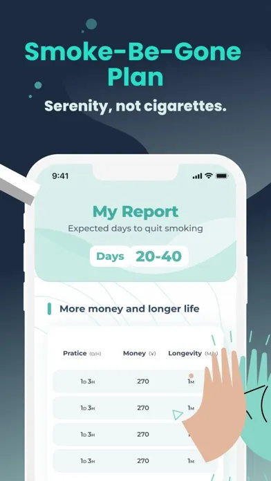 Tangkapan skrin Quit Smoking Now - Smoke Free